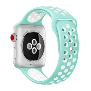 Extensible correas con diseño agujerado para reloj smartwatch 38/40/4…