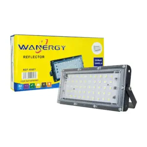 Lámpara reflector led 8000k wanergy con ip65 y consumo de 50 watts / …