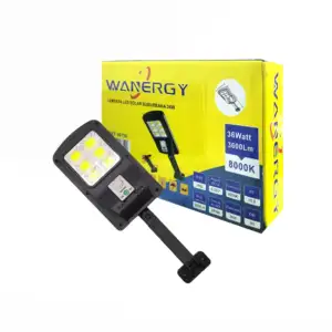 Lámpara led solar suburbana wanergy con rotación de 180°, 100x318mm, …