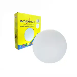 Lámpara de techo wanergy tipo plafón redondo con 3 intensidades 40w /…