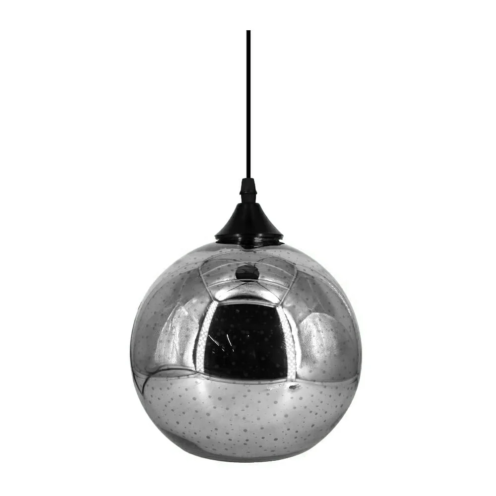 Lámpara colgante decorativa wanergy con forma de bola 3d color gris d…