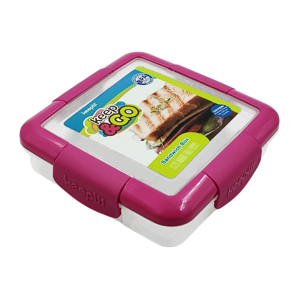 Tupper para sandwich con cierre hermético, variedad de colores / 5119…