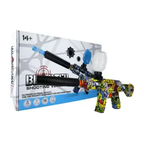 Pistola / ametralladora recargable de hidrogel 7-8mm, diseño de grafi…