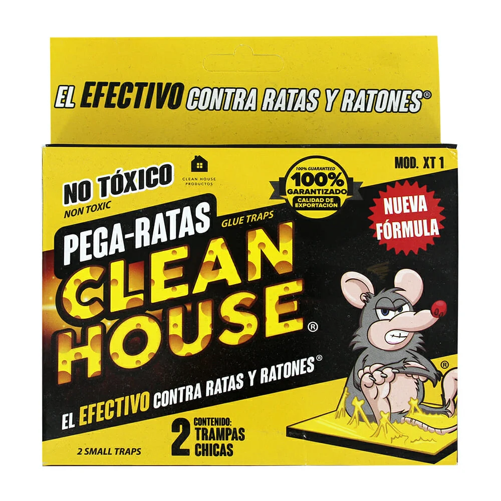 Par de trampas chicas clean house pega-ratas / xt1