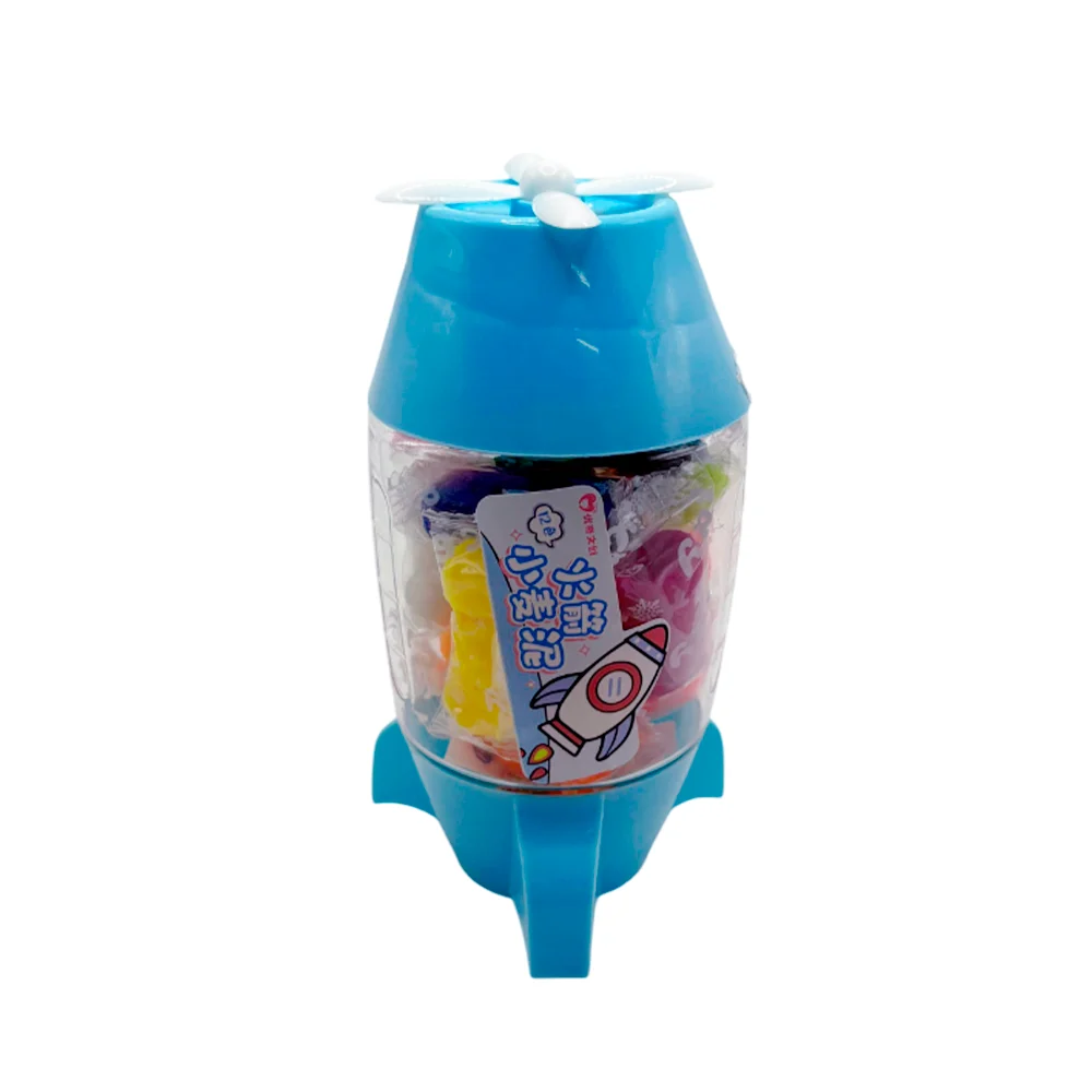 Bote en forma de cohete con 12 masas moldeables + 2 mini moldes, colo…
