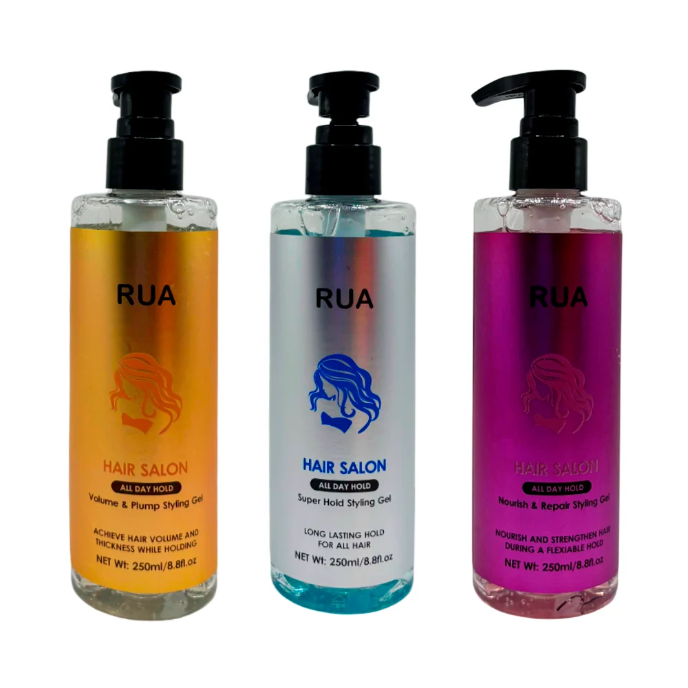 Gel fijador rua para voluminizar el cabello, 250ml, variedad de color…