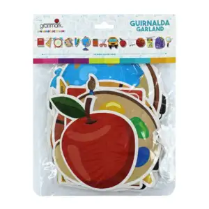 Banner guirnalda de 14 piezas granmark con temática escolar y listón …