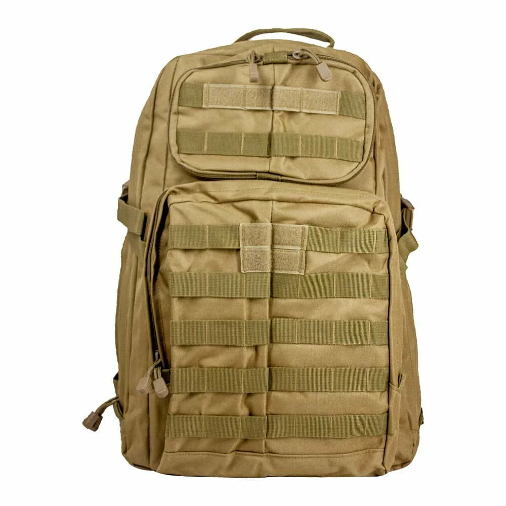 Mochila grande táctica de 3 compartimentos con diseño de líneas y vel…