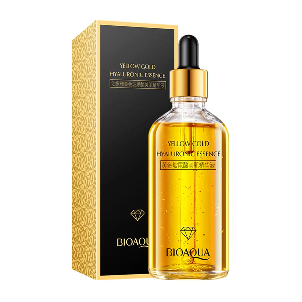 Suero facial hidratante con extracto de oro y ácido hialurónico 100ml…