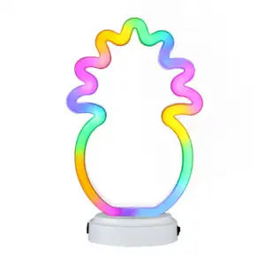 Lámpara decorativa con forma de piña multicolor 14.5x6x25.5cm / 7232-…