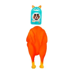 Juguete chillón con forma de pollo rostizado, 19.5cm / 73897 / juguet…