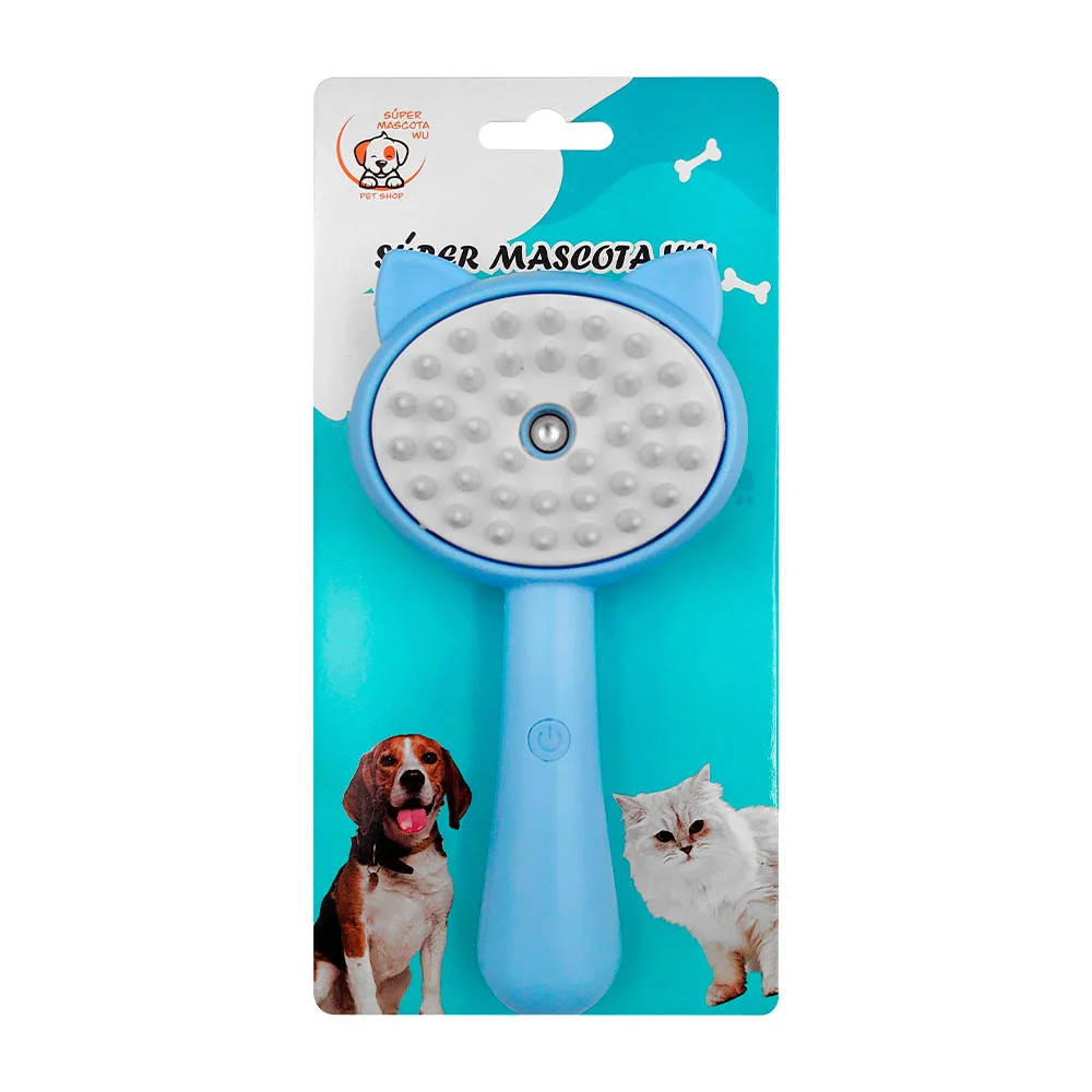 Cepillo masajeador con difusor recargable, con diseño de orejitas, co…