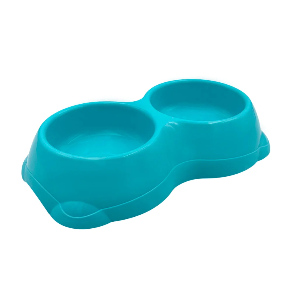 Plato doble pequeño de plástico, 26x15x5.5, colores surtidos / 73961 …