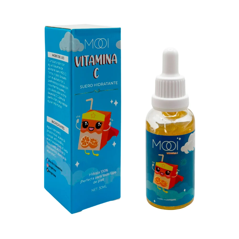 Suero facial hidratante con extracto de vitamina c, 30ml / mooi / 750…