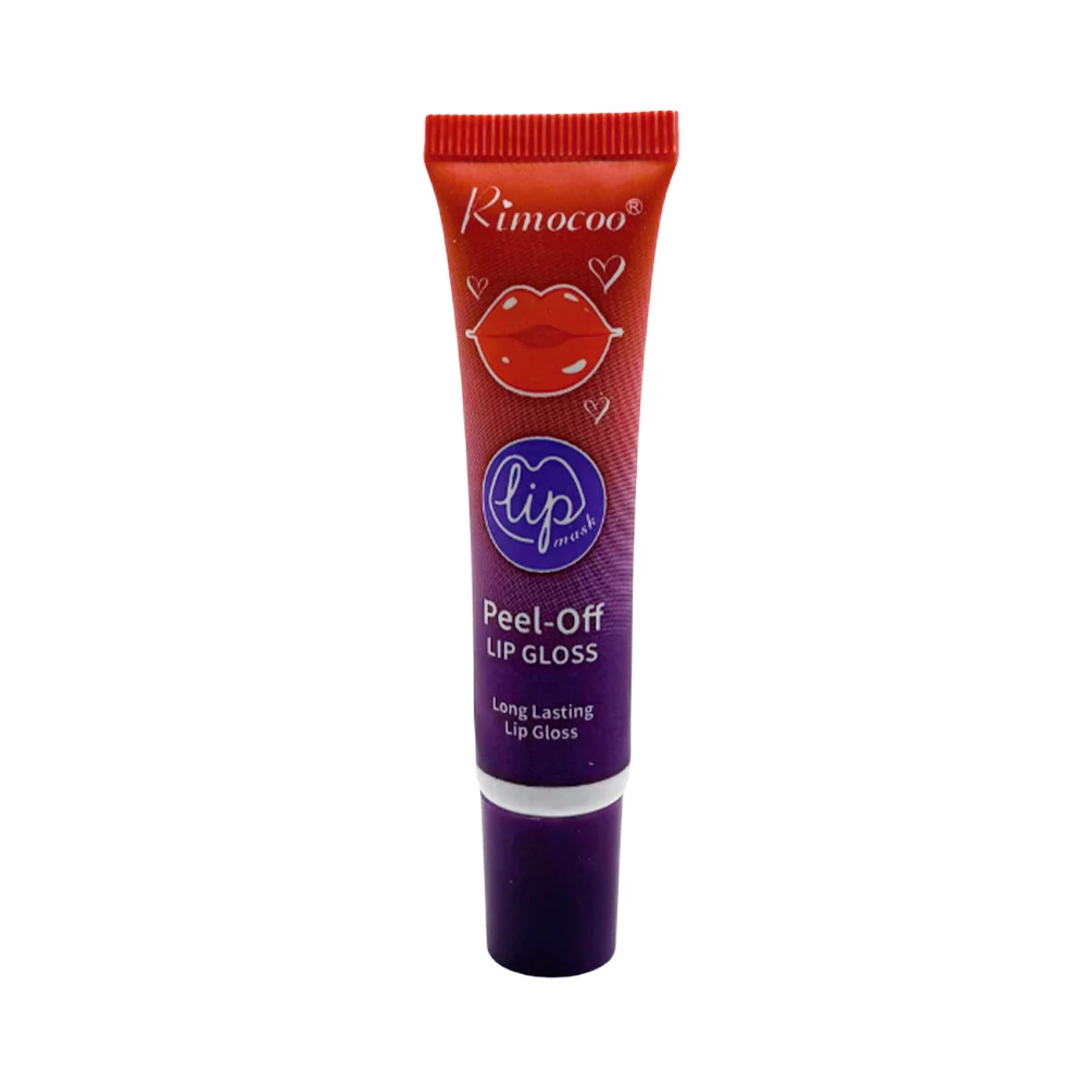 Brillo de labios de larga duración con efecto peel-off, variedad de t…