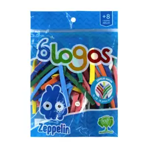 Paquete con 50 globos blogos de no. 270 gusano - salchicha en colores…