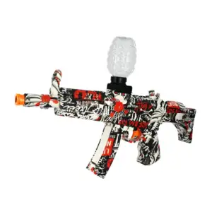 Pistola eléctrica lanza bolitas de hidrogel 7-8mm, diseño grafiti de …