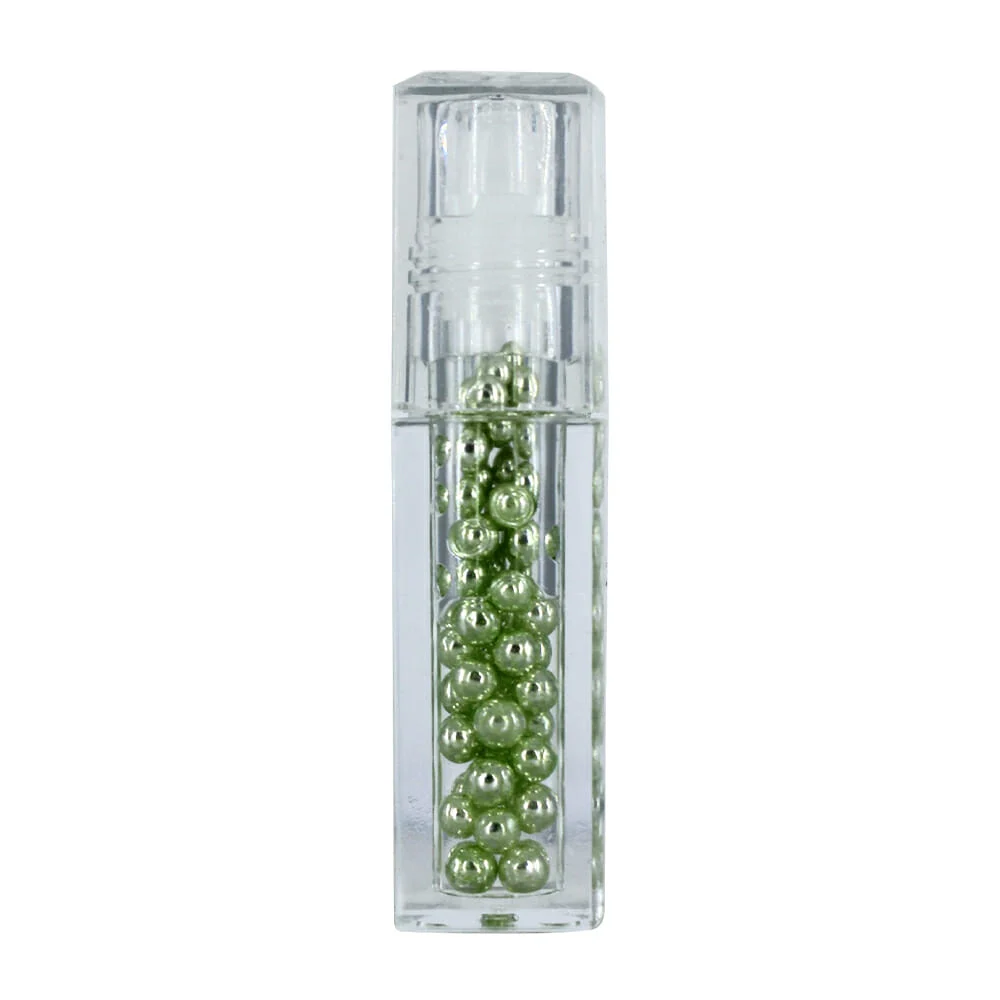 1pza Brillo labial transparente con aroma y mini perlas, variedad de …