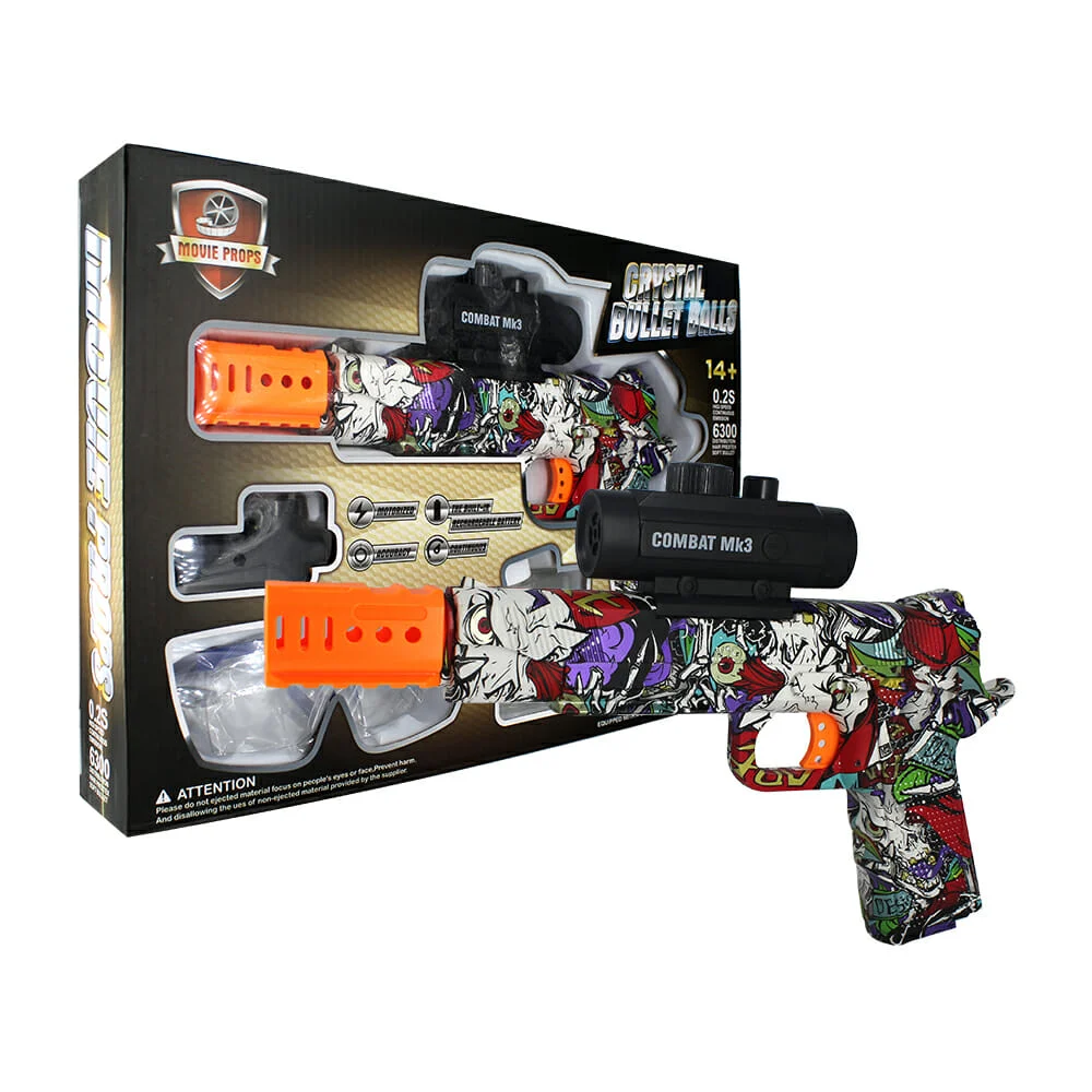 Pistola combat mk3 lanza bolitas de hidrogel recargable con diseño ca…