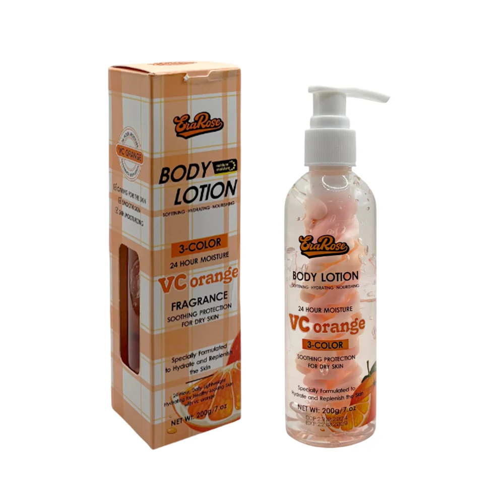 Loción corporal hidratante eva rose de 3 colores con extracto de nara…