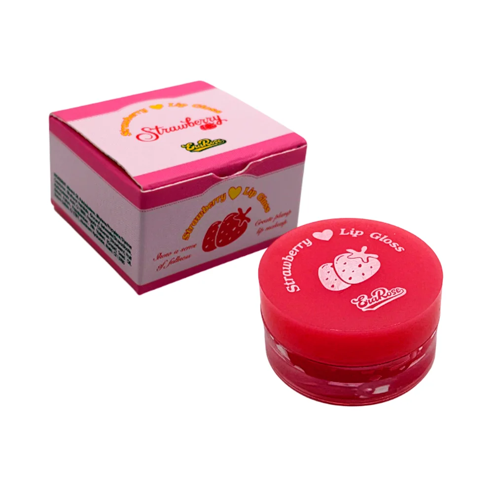 Bálsamo / brillo labial eva con aroma a fresa, 5g / strawberry lip gl…