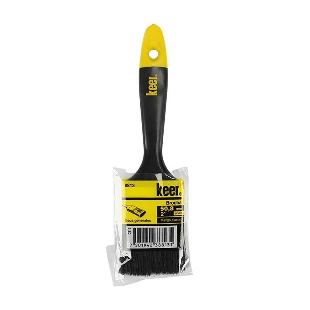 1pza Brocha keer multiusos con ancho de 2 pulgadas y mango de plástic…