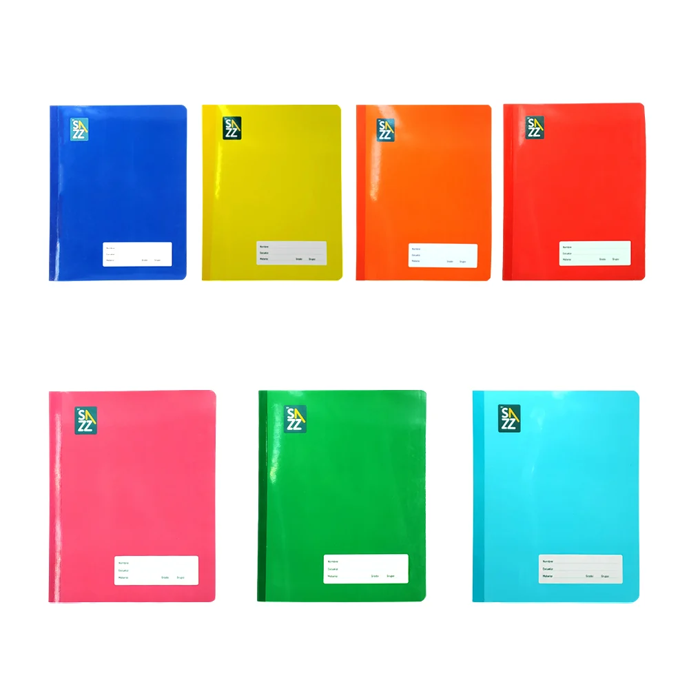 Cuaderno profesional cosido sazz con 100 hojas de raya, variedad de c…
