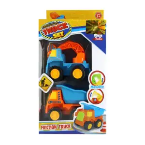 Paquete con 2 carros de fricción con diseño de maquinaria para constr…