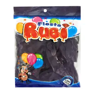 Paquete con 50 globos de 9in fiesta rubi en color azul naval / azulna…
