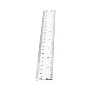 1pza Regla transparente de plástico grace 20cm / a-1320