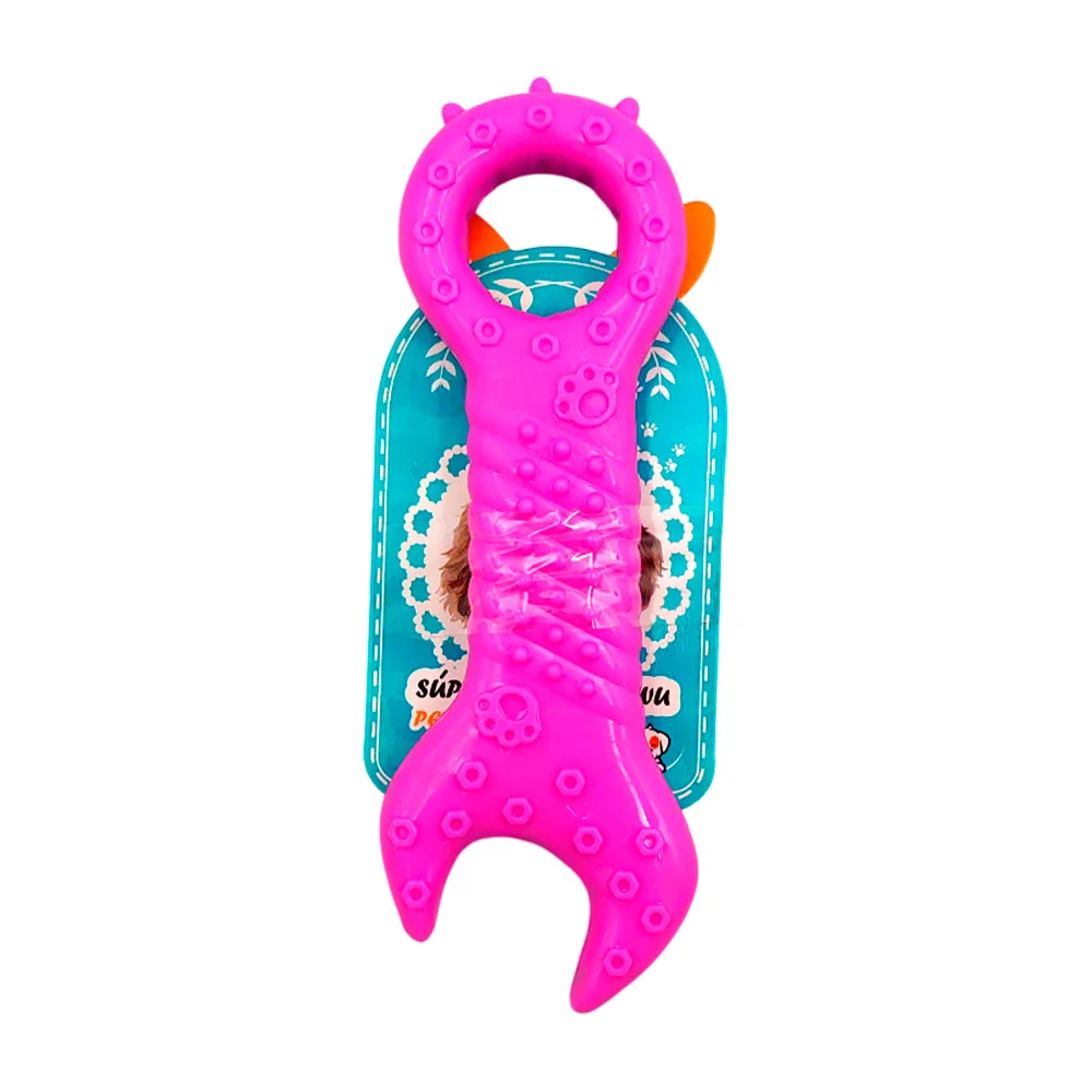 Mordedera pequeña con forma de llave inglesa con texturas, color surt…