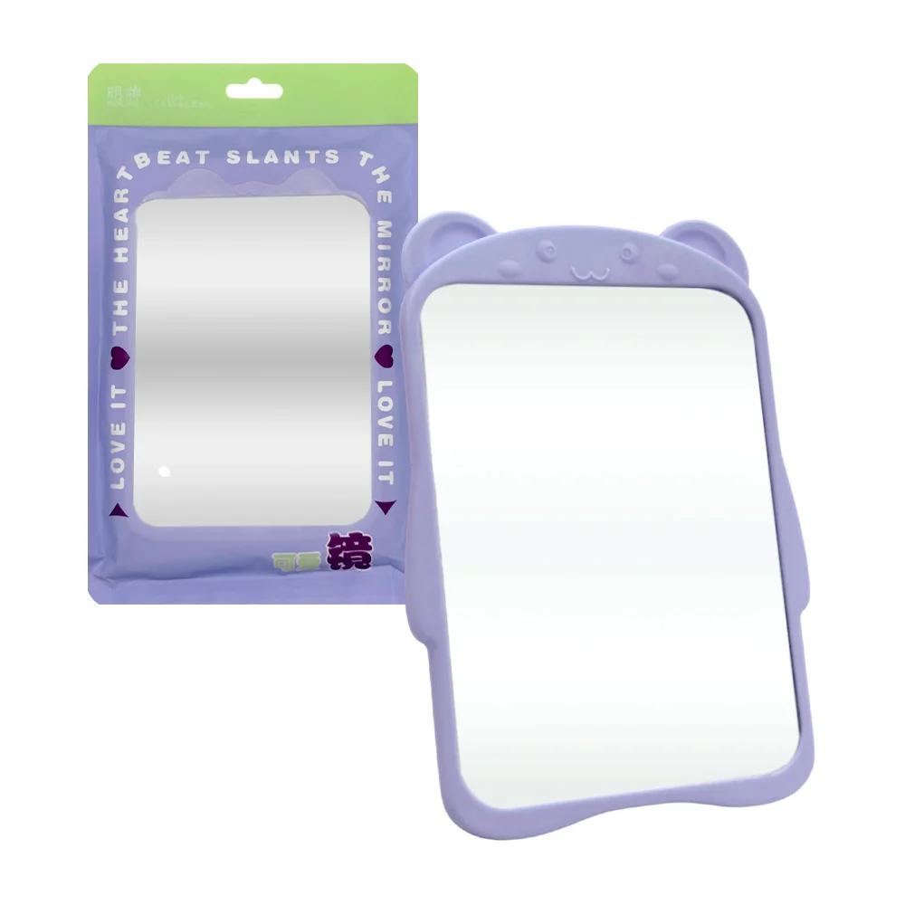 Espejo rectangular para escritorio, pequeño con diseño de oso, color …