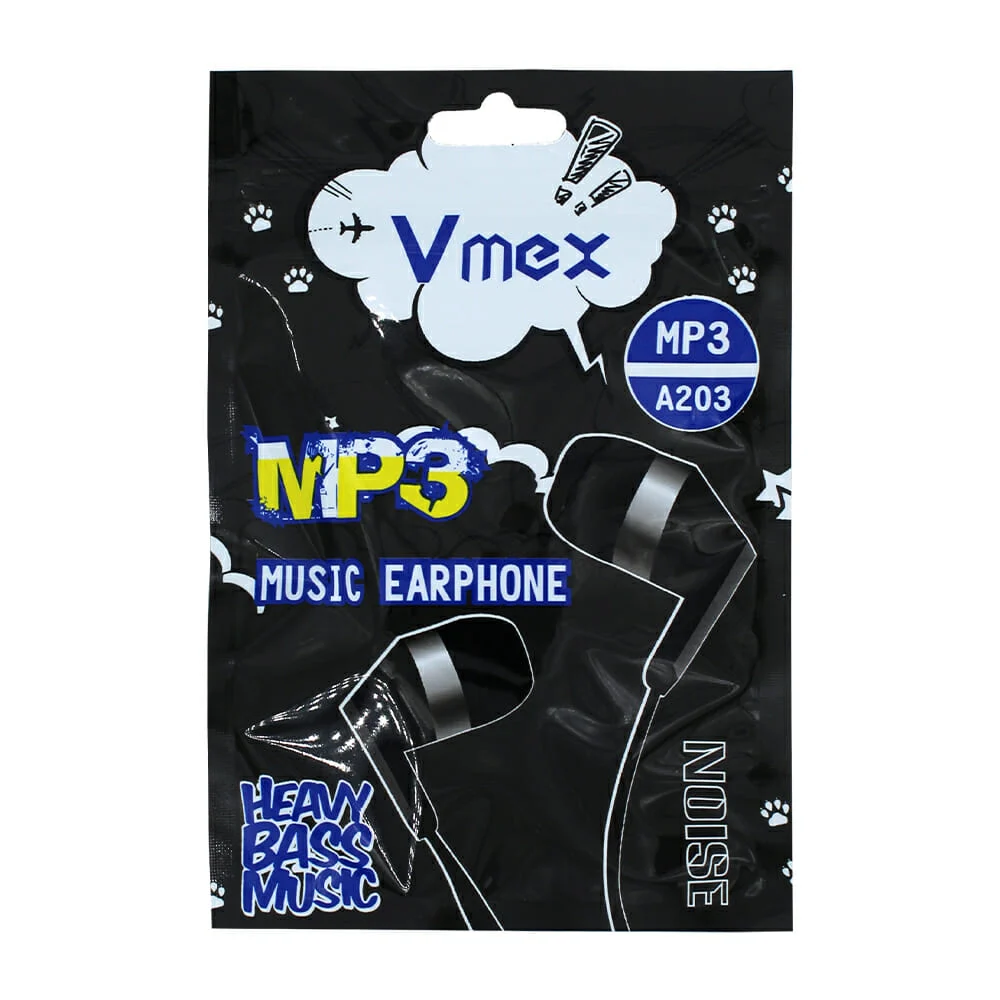 Auriculares alámbricos vmex con entrada jack 3.5 mm y almohadillas er…