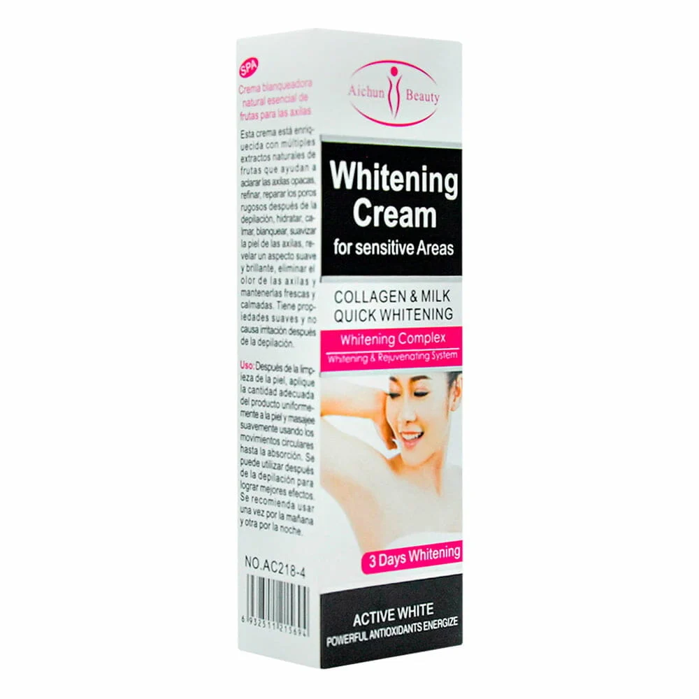 Crema blanqueadora con extracto de leche y colágeno 50ml / xy-05 / vg…