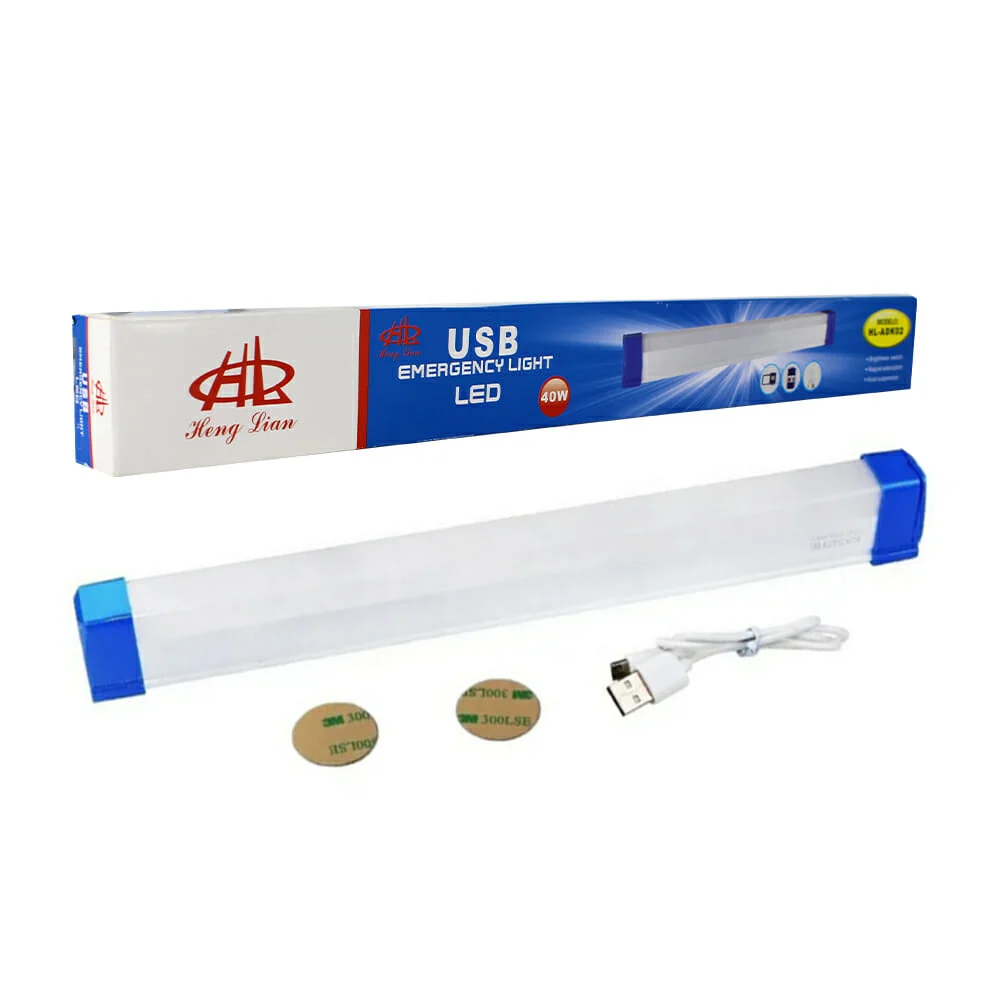 Lámpara de emergencia 40w recargable 30cm hl-adk02