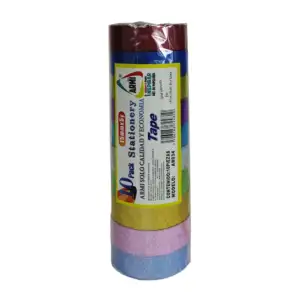 Paquete con 10pzas cinta adhesiva de colores con diamantina ar034 / a…