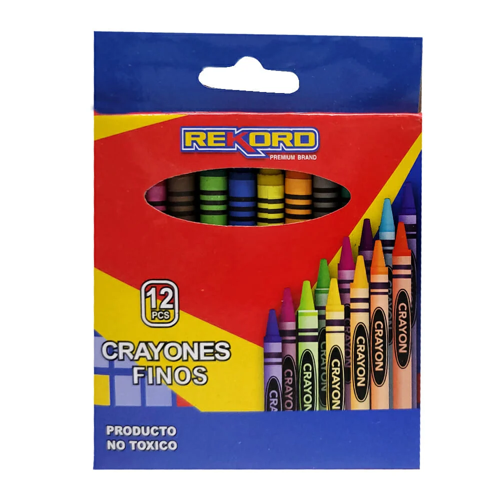 Paquete con 12 crayolas de colores / zp-0137 / st42148 / c-014 / s-26…