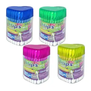 1pza Bote en forma de corazón con 100 cotonetes / b-114-122 / 877886 …