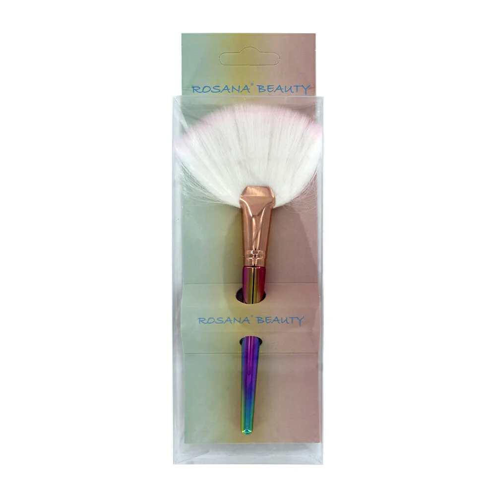 Brocha aplicadora de maquillaje con forma de abanico / rosana beauty …