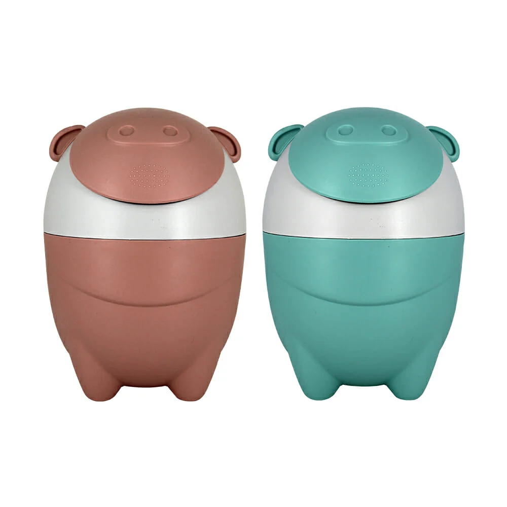 Mini bote cesto de plástico en forma de cerdito para basura, variedad…