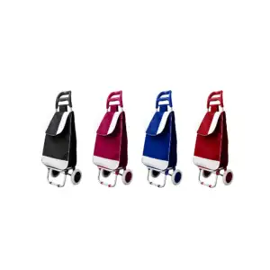Carro carrito multifuncional bicolor con 2 compartimentos para mandad…