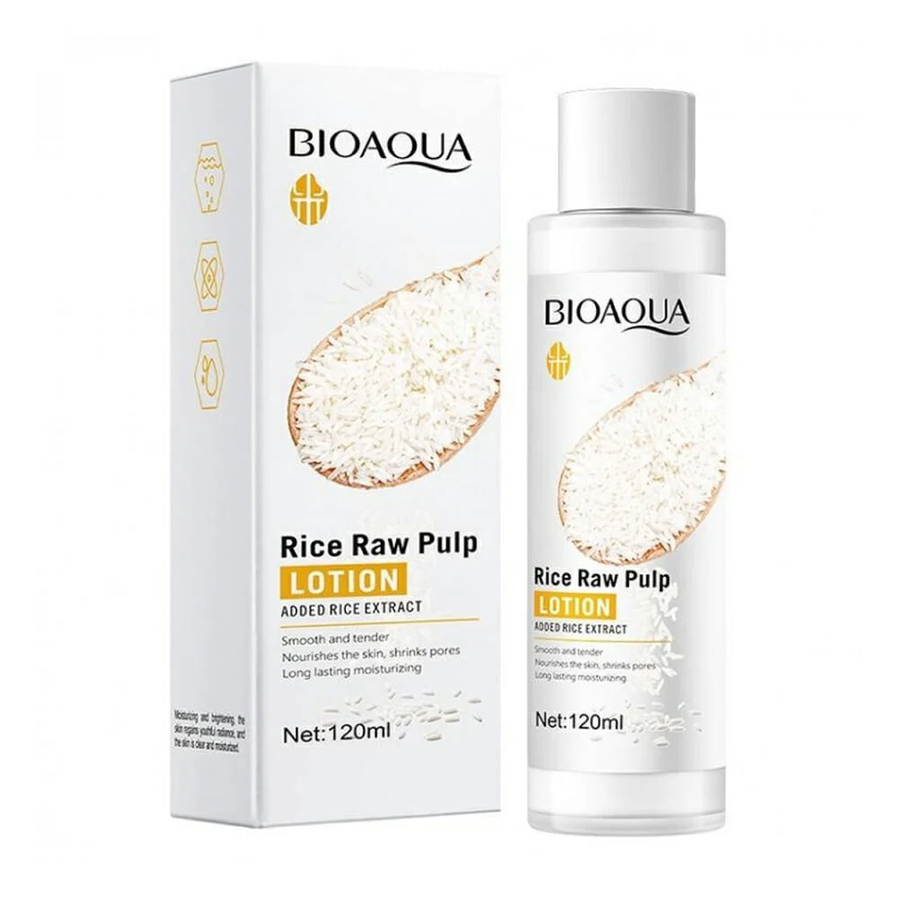 Loción hidratante bioaqua con extracto de pulpa cruda de arroz 120ml …