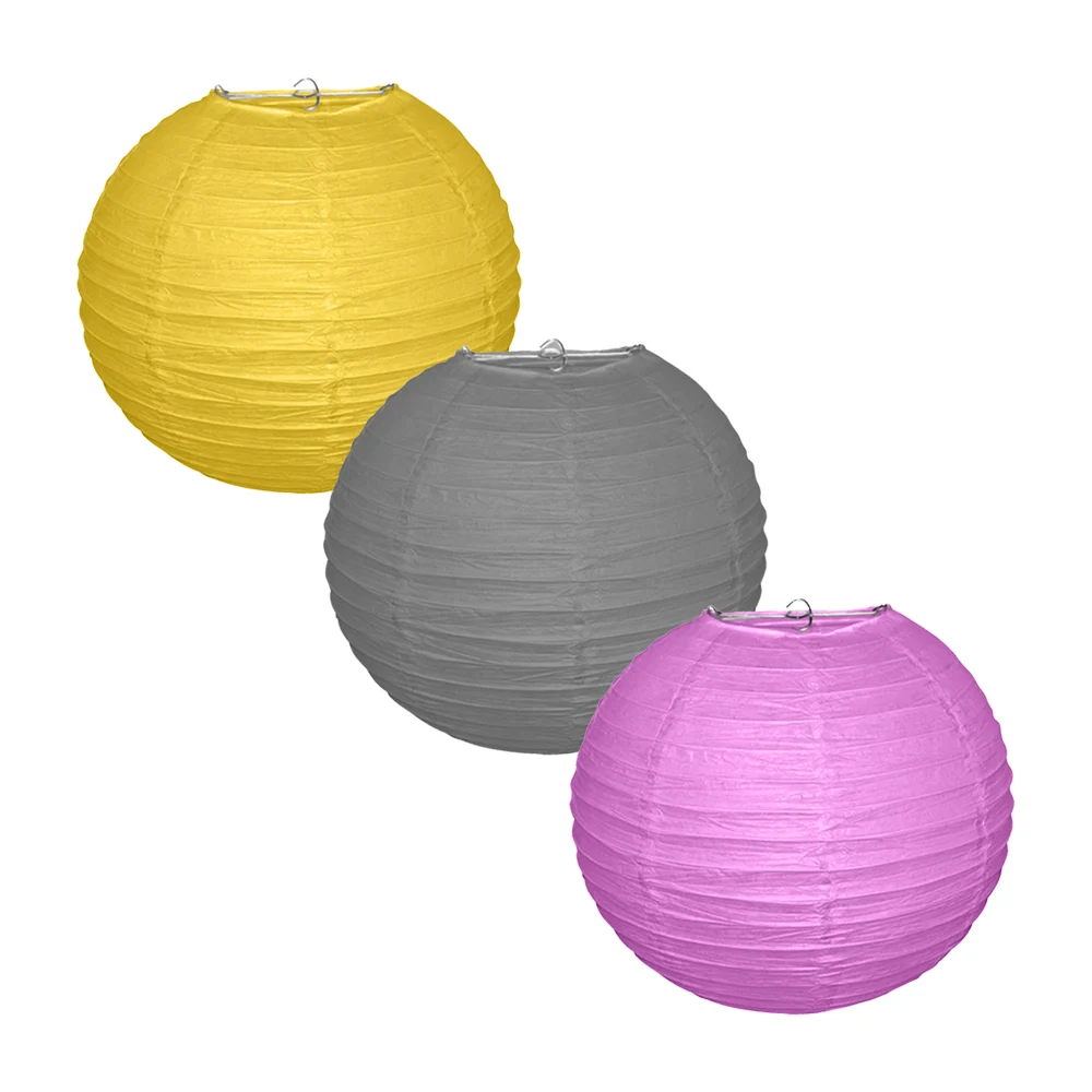 Pantalla tipo farol de papel china 8´, color surtido / bt-1233-8