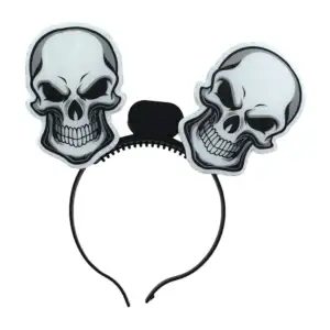 1pza Diadema con decoración temática de halloween y luz led de colore…
