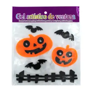 1pza Planilla con decoración tipo stickers con temática de halloween,…