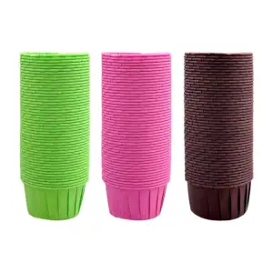 Paquete con 50 capacillos reforzados, diseño liso, color surtido / bt…