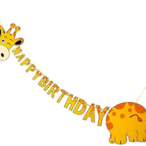 Paquete de letras happy birthday jirafa bt-405
