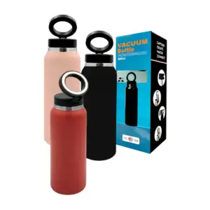 Botella termo de 800ml con soporte para celular, color surtido / bwb8…