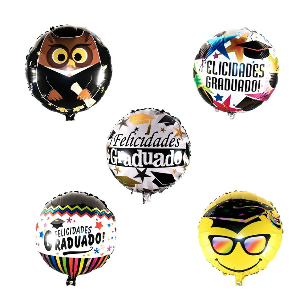1pza Globo metálico con temática de graduación 18 pulgadas, variedad …