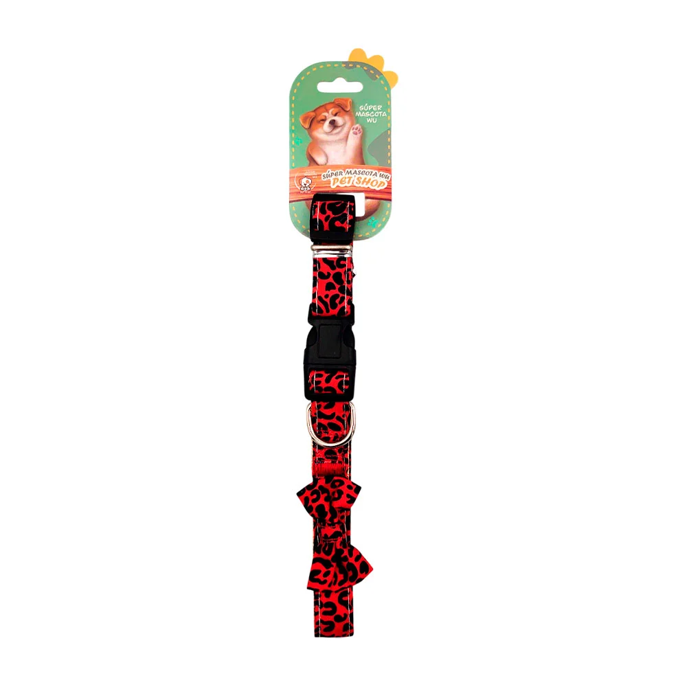 Collar de tela ajustable, decoración de moño, tela estampada, 2cm, va…